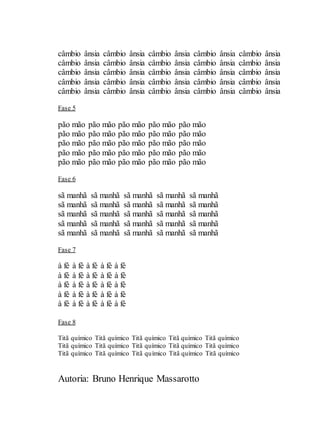 Autoria: Bruno Henrique Massarotto
câmbio ânsia câmbio ânsia câmbio ânsia câmbio ânsia câmbio ânsia
câmbio ânsia câmbio ânsia câmbio ânsia câmbio ânsia câmbio ânsia
câmbio ânsia câmbio ânsia câmbio ânsia câmbio ânsia câmbio ânsia
câmbio ânsia câmbio ânsia câmbio ânsia câmbio ânsia câmbio ânsia
câmbio ânsia câmbio ânsia câmbio ânsia câmbio ânsia câmbio ânsia
Fase 5
pão mão pão mão pão mão pão mão pão mão
pão mão pão mão pão mão pão mão pão mão
pão mão pão mão pão mão pão mão pão mão
pão mão pão mão pão mão pão mão pão mão
pão mão pão mão pão mão pão mão pão mão
Fase 6
sã manhã sã manhã sã manhã sã manhã sã manhã
sã manhã sã manhã sã manhã sã manhã sã manhã
sã manhã sã manhã sã manhã sã manhã sã manhã
sã manhã sã manhã sã manhã sã manhã sã manhã
sã manhã sã manhã sã manhã sã manhã sã manhã
Fase 7
à fé à fé à fé à fé à fé
à fé à fé à fé à fé à fé
à fé à fé à fé à fé à fé
à fé à fé à fé à fé à fé
à fé à fé à fé à fé à fé
Fase 8
Titã químico Titã químico Titã químico Titã químico Titã químico
Titã químico Titã químico Titã químico Titã químico Titã químico
Titã químico Titã químico Titã químico Titã químico Titã químico
 
