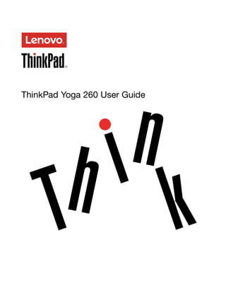 ThinkPad Yoga 260 User Guide
 