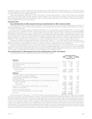 metlife 2003 Annual Report