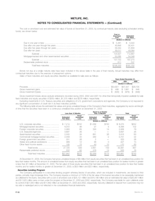 metlife 2003 Annual Report