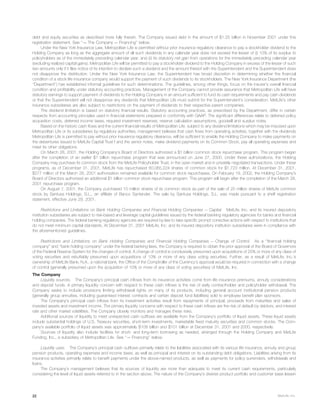 metlife 	2001 Annual Report