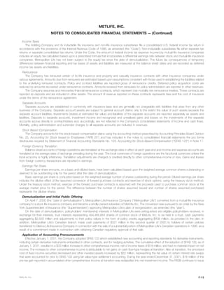 metlife 	2001 Annual Report