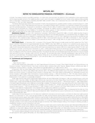 metlife 	2001 Annual Report