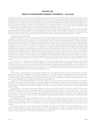 metlife 	2001 Annual Report