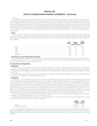 metlife 	2001 Annual Report