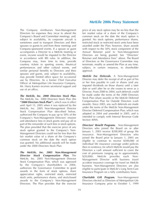 metlife Proxy Statement2006