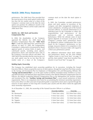 metlife Proxy Statement2006