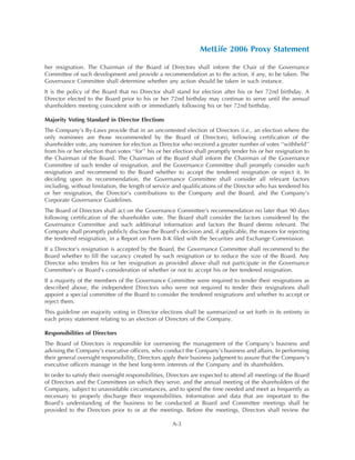 metlife Proxy Statement2006