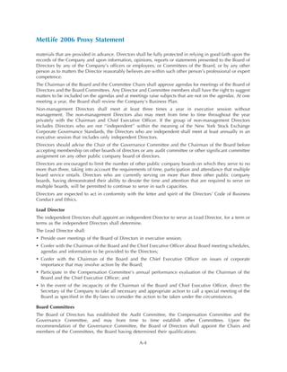 metlife Proxy Statement2006