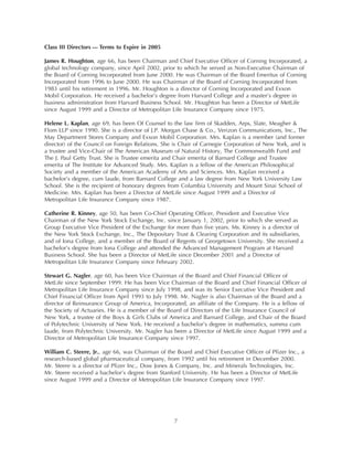 metlife Proxy Statement2003