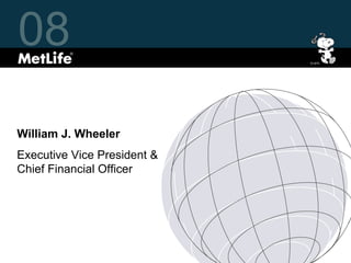 08                           © UFS




William J. Wheeler
Executive Vice President &
Chief Financial Officer
 