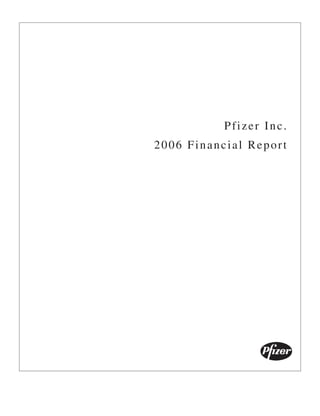 2006 Pfizer Annual Report to Shareholders 