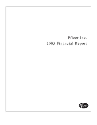 2005 Pfizer Annual Report to Shareholders 