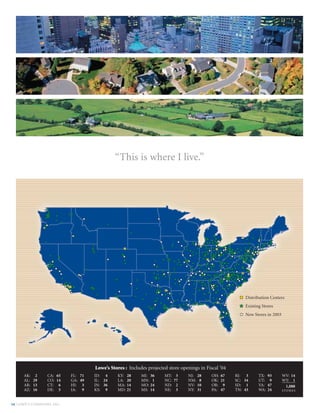 lowe's Annual Report2003