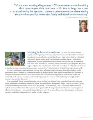 lowe's Annual Report2003