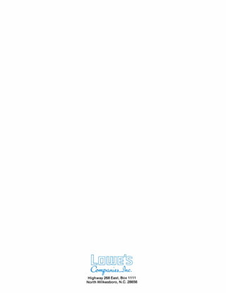 lowe's Annual Report1977