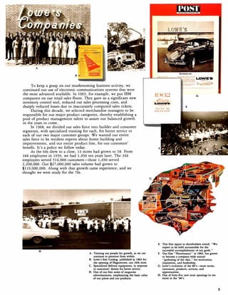 lowe's Annual Report1977