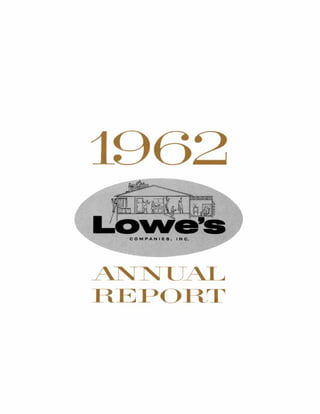 lowe's Annual Report1962