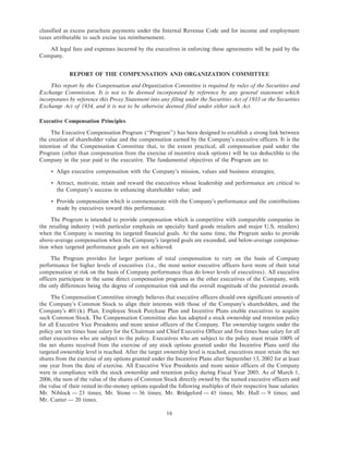 lowe's Proxy Statement 2006