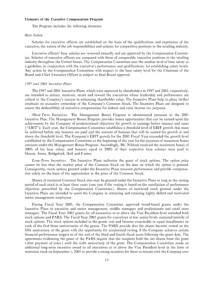 lowe's Proxy Statement 2006