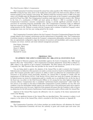 lowe's Proxy Statement 2006