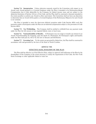 lowe's Proxy Statement 2006