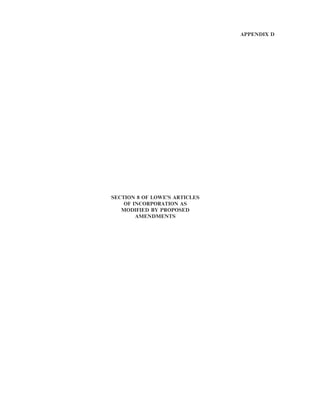 lowe's Proxy Statement 2006