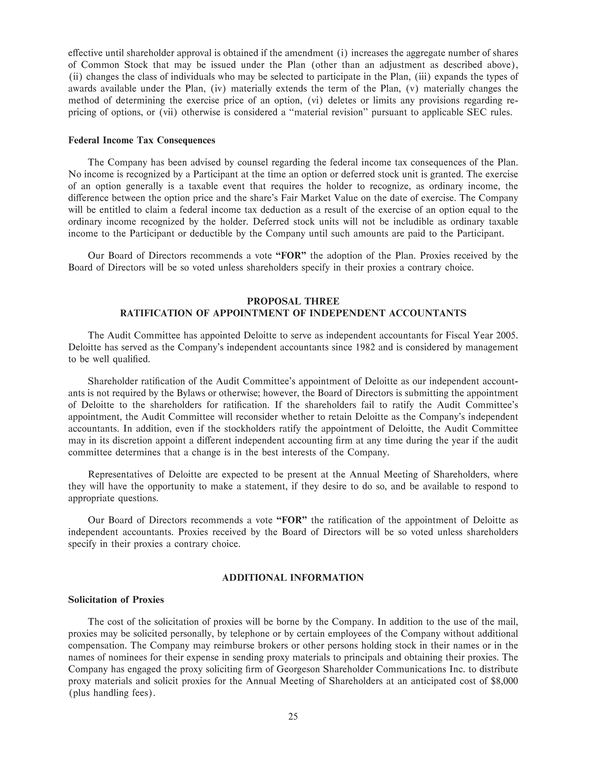 lowe's Proxy Statement 2005