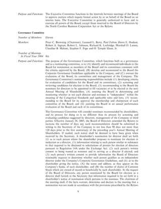 lowe's Proxy Statement 2005