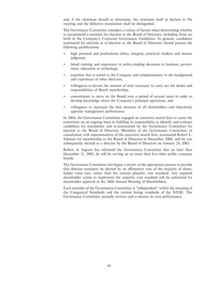 lowe's Proxy Statement 2005