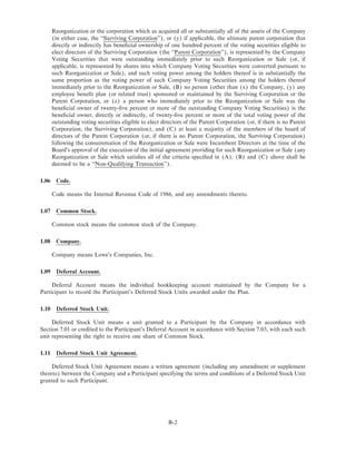 lowe's Proxy Statement 2005