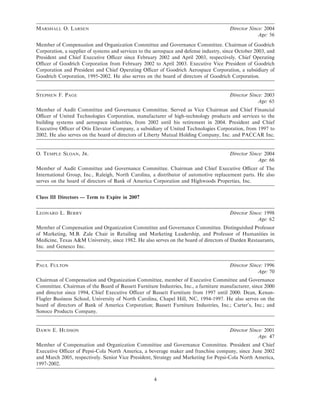 lowe's Proxy Statement 2005