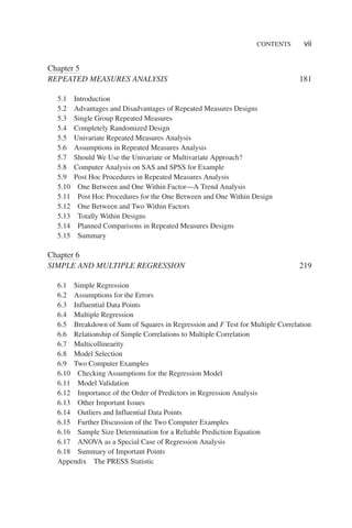 Intermediate Statistics A Modern Approach 3rd Edition James P Stevens | PDF