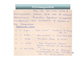 50
Ferromagnetism
 