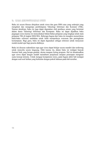 TIK SMA Kelas 10 Semester 1