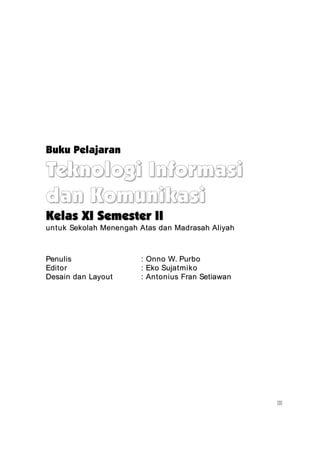 TIK SMA Kelas 11 Semester 1