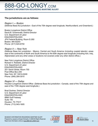 Longshore Legal Overview