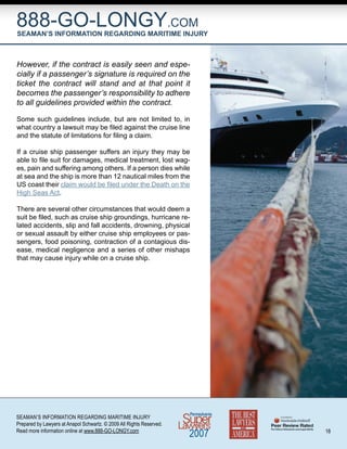 Longshore Legal Overview