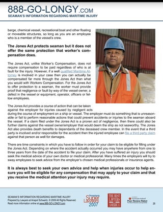 Longshore Legal Overview