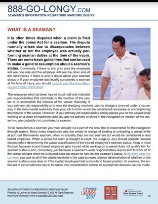 Longshore Legal Overview