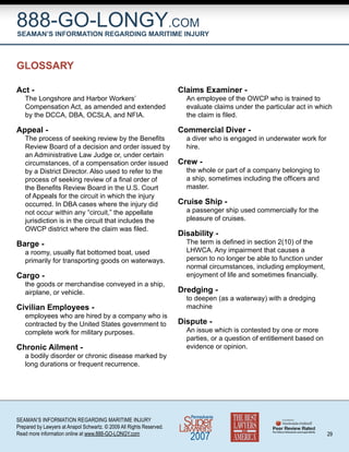 Longshore Legal Overview