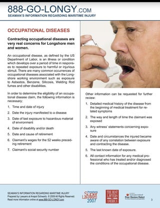 Longshore Legal Overview