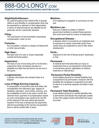 Longshore Legal Overview