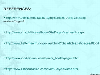 Reference Health Routine Body Check-up & Good Health Tips For Elder Person | PPT