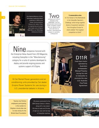 » • 2004 Caterpillar Inc. Annual Report