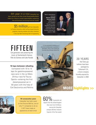 » • 2004 Caterpillar Inc. Annual Report