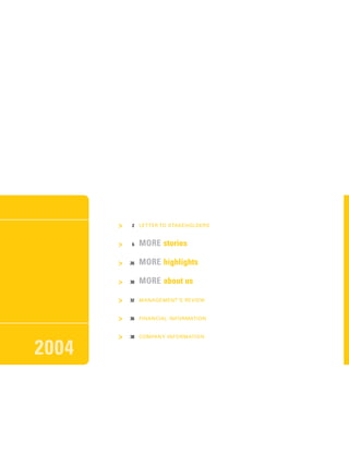 » • 2004 Caterpillar Inc. Annual Report