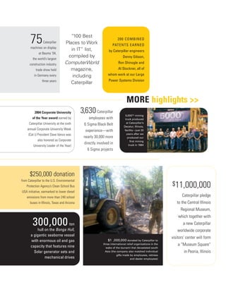 » • 2004 Caterpillar Inc. Annual Report
