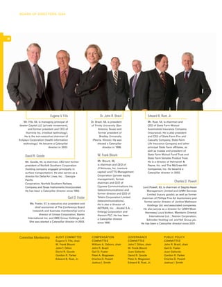 » • 2004 Caterpillar Inc. Annual Report