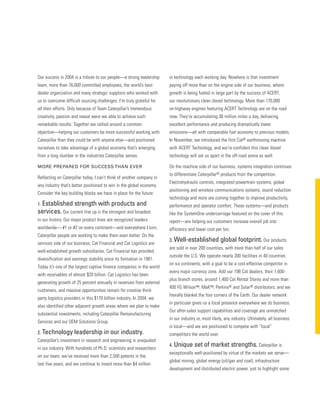 » • 2004 Caterpillar Inc. Annual Report